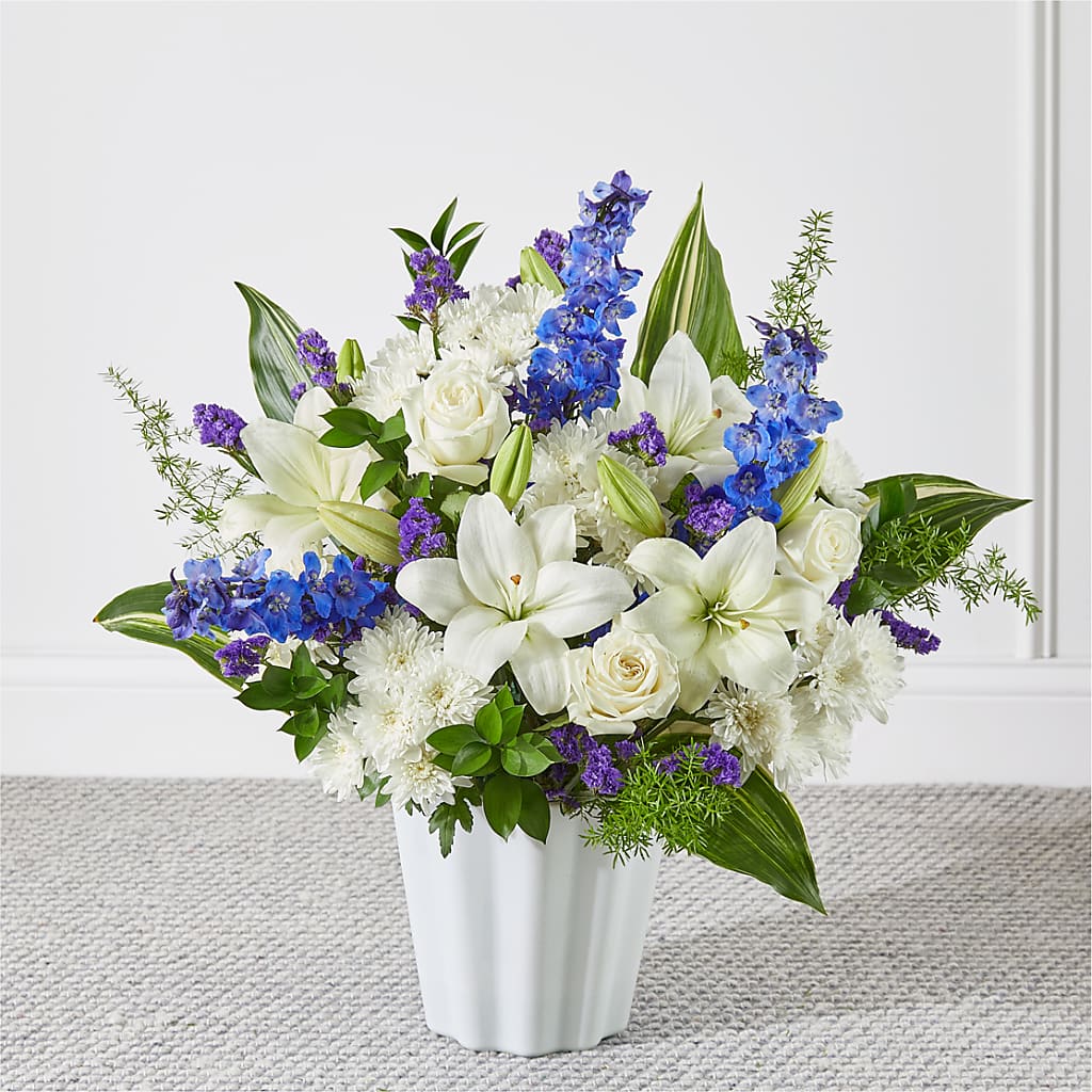 Take Comfort Floor Basket –  Flowers The Bouquet Of Roses, Tampa FL