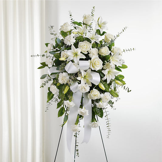 With Care Standing Spray –  Flowers The Bouquet Of Roses, Tampa FL