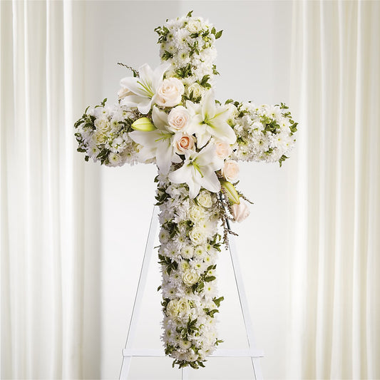 Spiritual Guidance Standing Spray –  Flowers The Bouquet Of Roses, Tampa FL