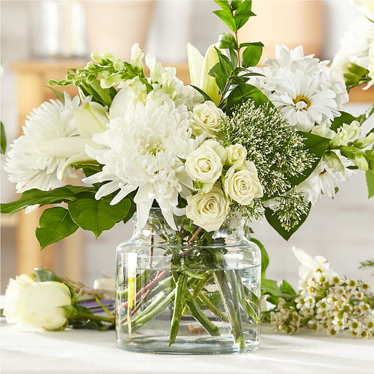 Classic Ivory – A Florist Original –  Flowers The Bouquet Of Roses, Tampa FL