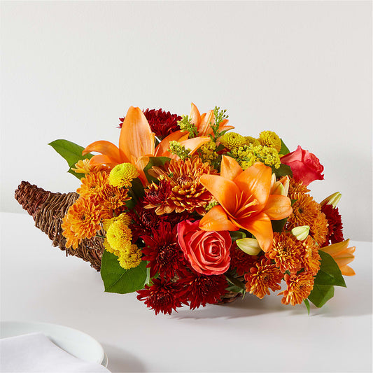 Bouquet of Blessings Cornucopia –  Flowers The Bouquet Of Roses, Tampa FL