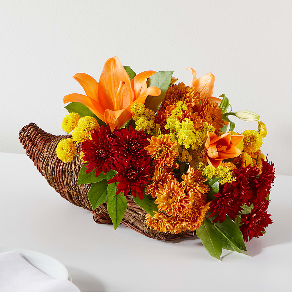 Bouquet of Blessings Cornucopia –  Flowers The Bouquet Of Roses, Tampa FL