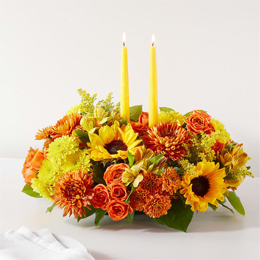 Autumn Harmony Centerpiece –  Flowers The Bouquet Of Roses, Tampa FL