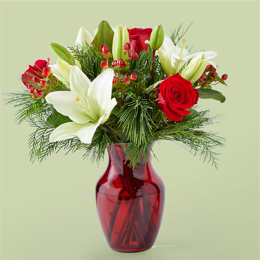 Evergreen Delight Bouquet –  Flowers The Bouquet Of Roses, Tampa FL