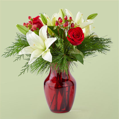 Evergreen Delight Bouquet –  Flowers The Bouquet Of Roses, Tampa FL