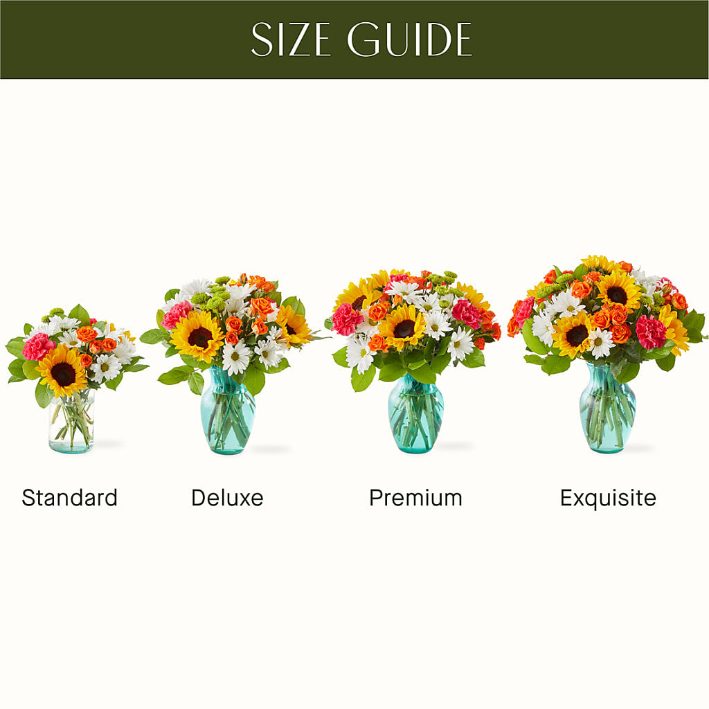 Sun-drenched Blooms Bouquet –  Flowers The Bouquet Of Roses, Tampa FL
