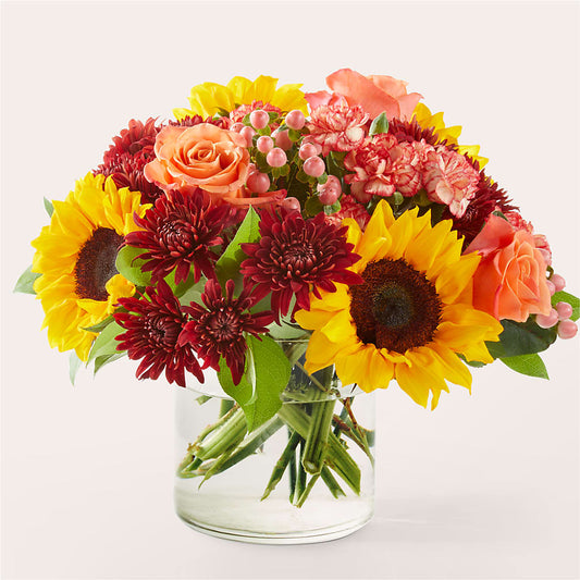 September Sunset Bouquet –  Flowers The Bouquet Of Roses, Tampa FL