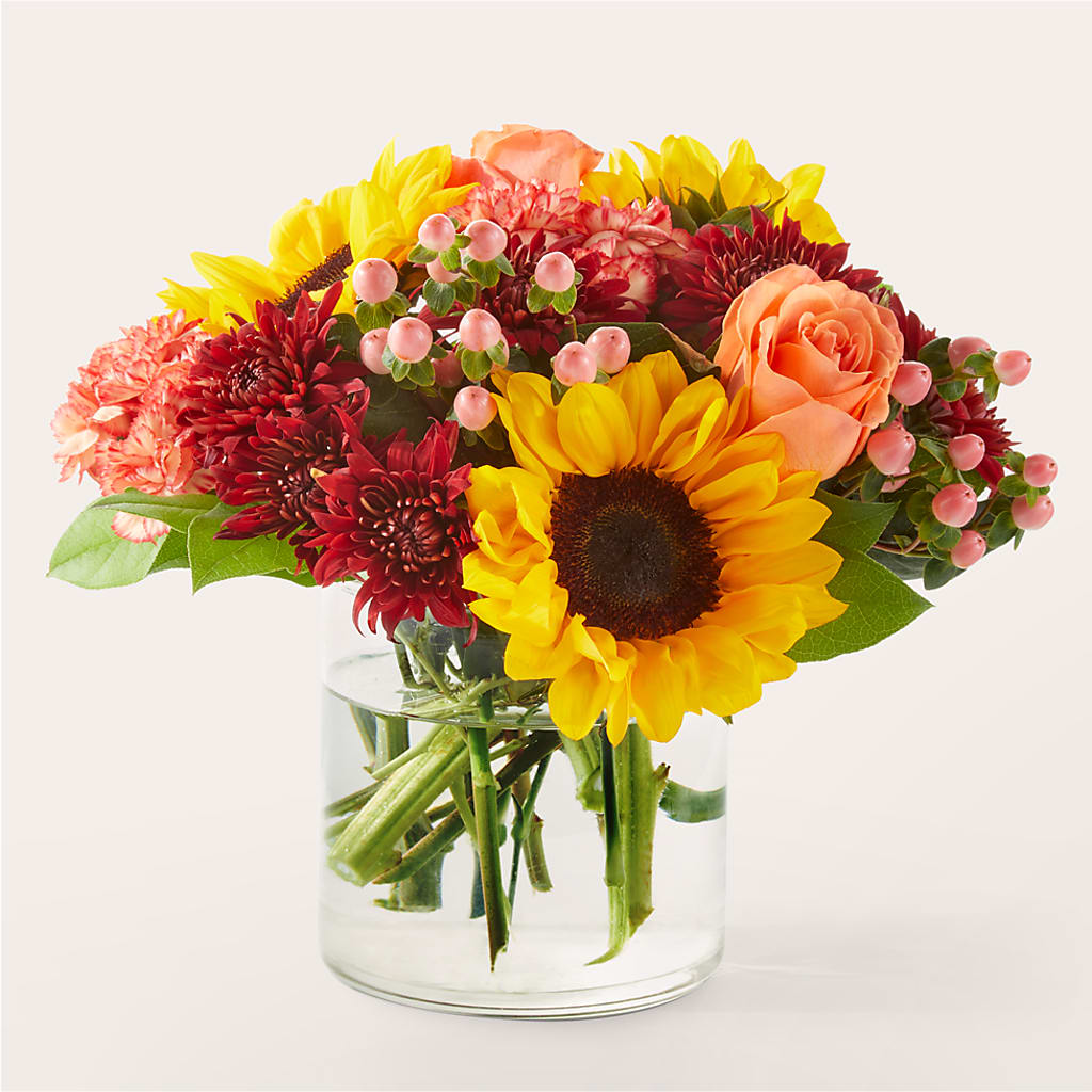 September Sunset Bouquet –  Flowers The Bouquet Of Roses, Tampa FL