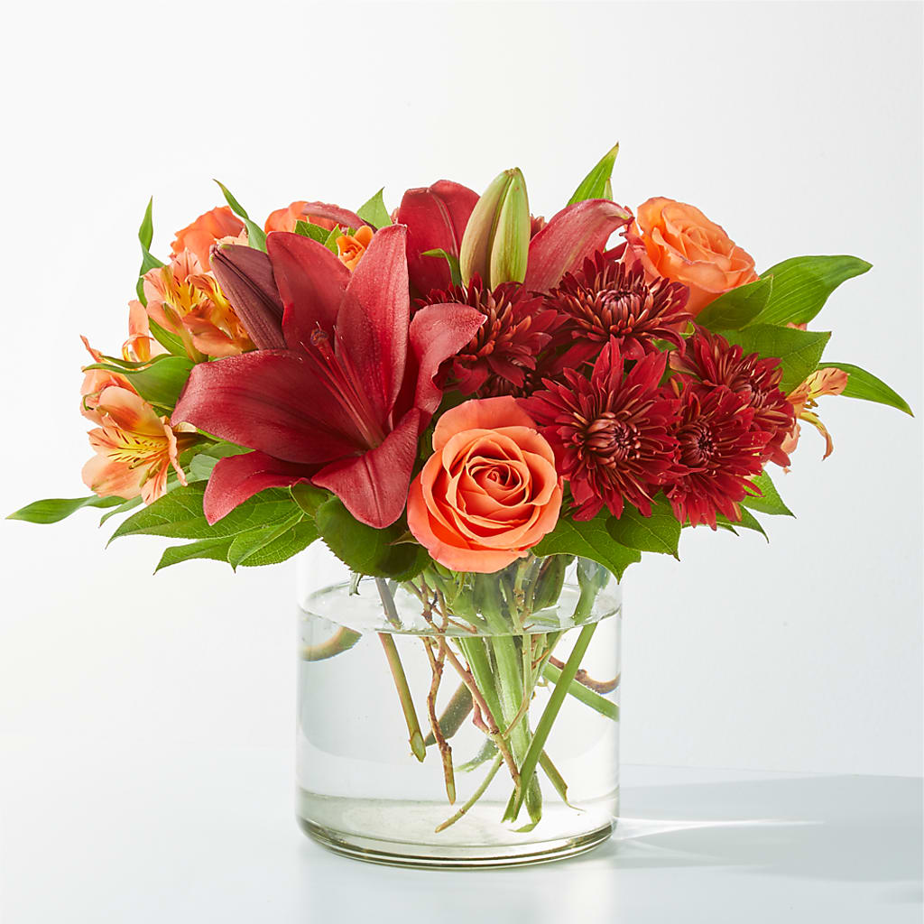 Crimson Leaves Bouquet –  Flowers The Bouquet Of Roses, Tampa FL