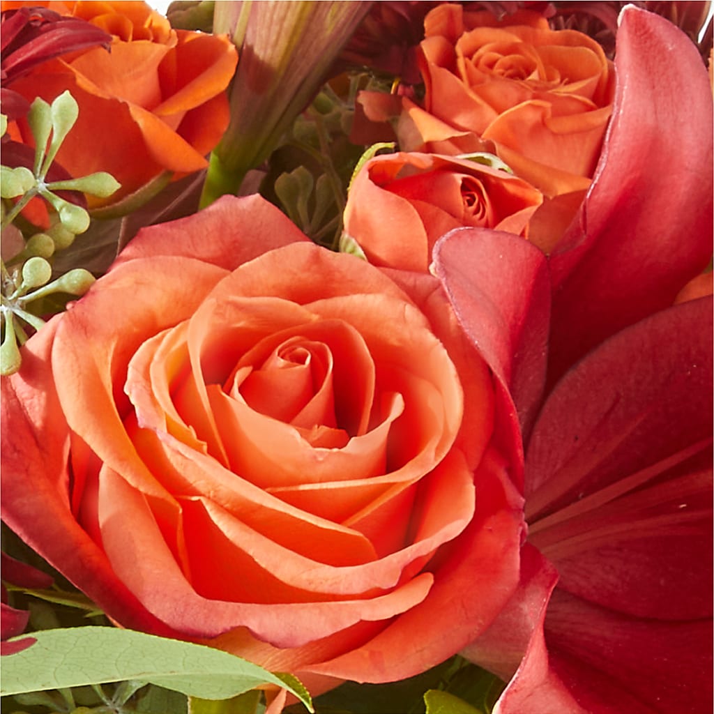 Crimson Leaves Bouquet –  Flowers The Bouquet Of Roses, Tampa FL