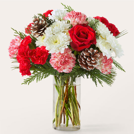 Candy Cane Lane Bouquet –  Flowers The Bouquet Of Roses, Tampa FL