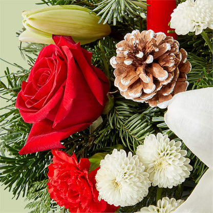 Seasonal Festivities Centerpiece –  Flowers The Bouquet Of Roses, Tampa FL
