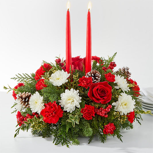 Holiday Soiree Centerpiece –  Flowers The Bouquet Of Roses, Tampa FL