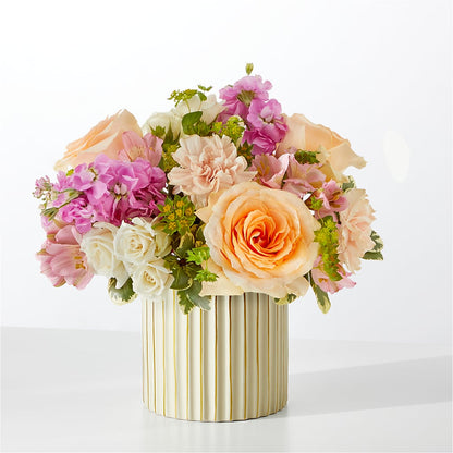 Paradise Bouquet with Ivory Vase –  Flowers The Bouquet Of Roses, Tampa FL