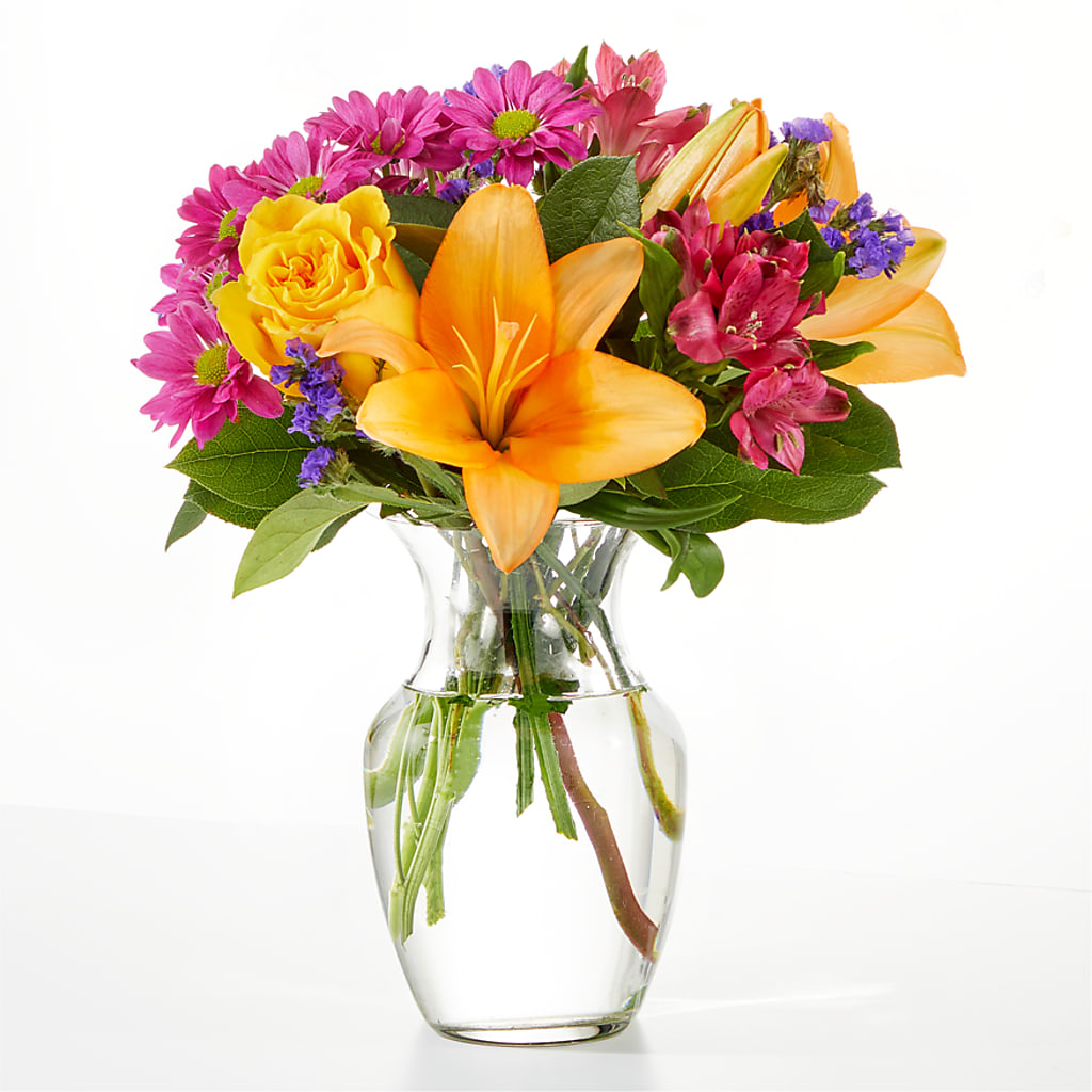 Colorful Visions Bouquet –  Flowers The Bouquet Of Roses, Tampa FL