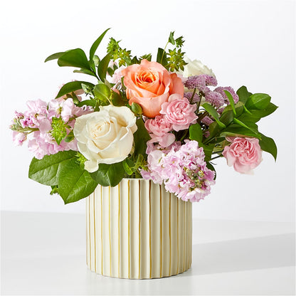 French Market Bouquet with Ivory Vase –  Flowers The Bouquet Of Roses, Tampa FL