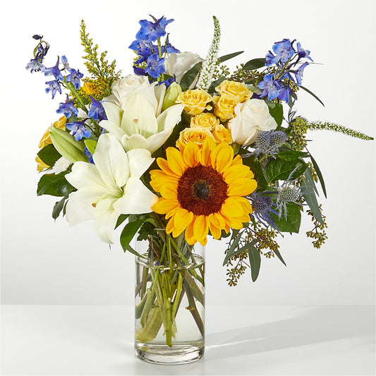 Wonderfully Sunny Bouquet –  Flowers The Bouquet Of Roses, Tampa FL