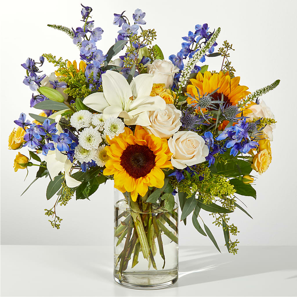 Wonderfully Sunny Bouquet –  Flowers The Bouquet Of Roses, Tampa FL
