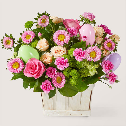 Get Eggcited Basket –  Flowers The Bouquet Of Roses, Tampa FL