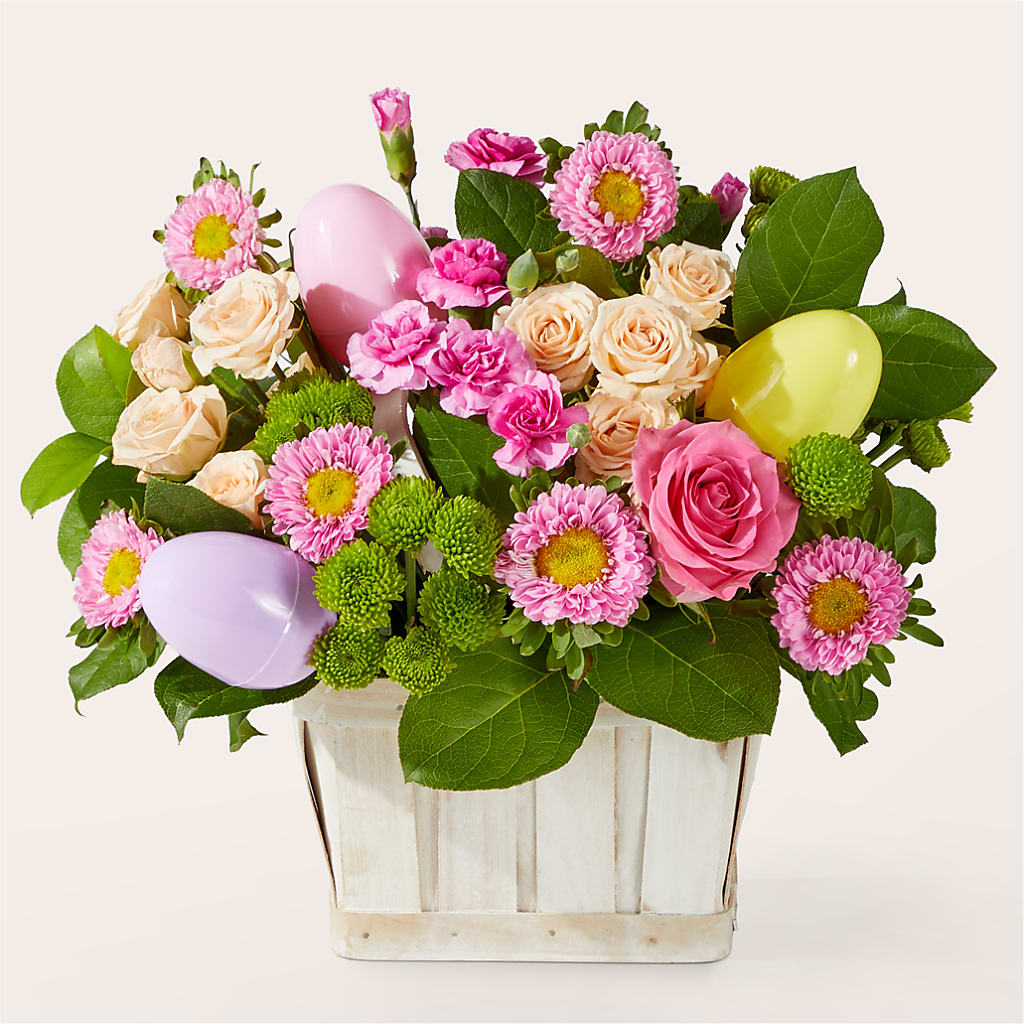 Get Eggcited Basket –  Flowers The Bouquet Of Roses, Tampa FL