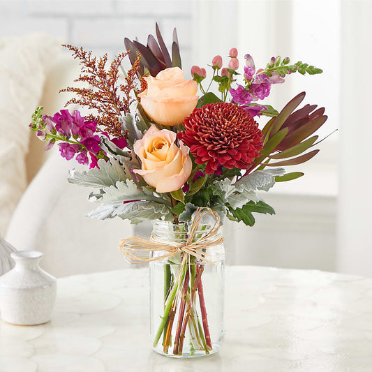 Moody Hues Bouquet –  Flowers The Bouquet Of Roses, Tampa FL