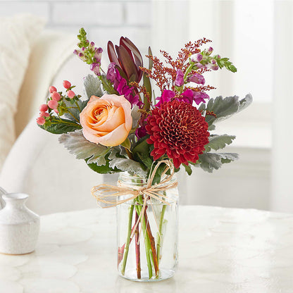 Moody Hues Bouquet –  Flowers The Bouquet Of Roses, Tampa FL