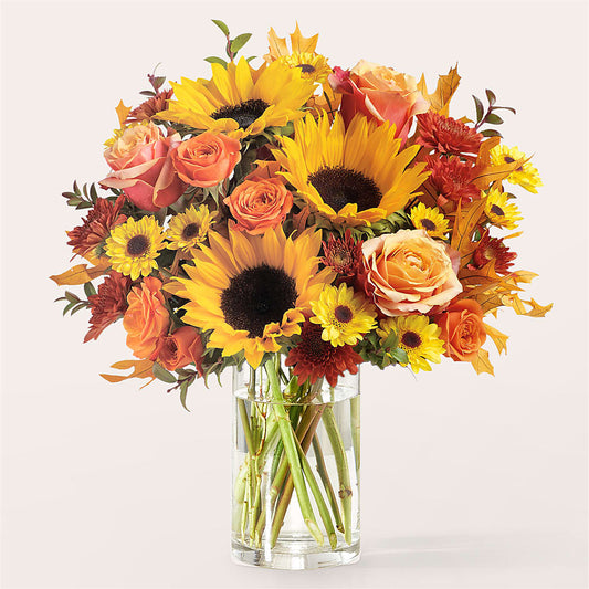 Fluttering Foliage Bouquet –  Flowers The Bouquet Of Roses, Tampa FL