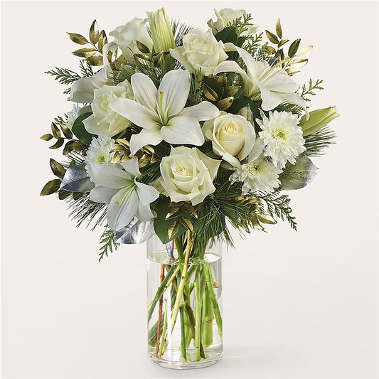 Wintry Mix Bouquet –  Flowers The Bouquet Of Roses, Tampa FL