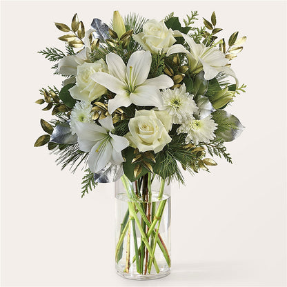 Wintry Mix Bouquet –  Flowers The Bouquet Of Roses, Tampa FL
