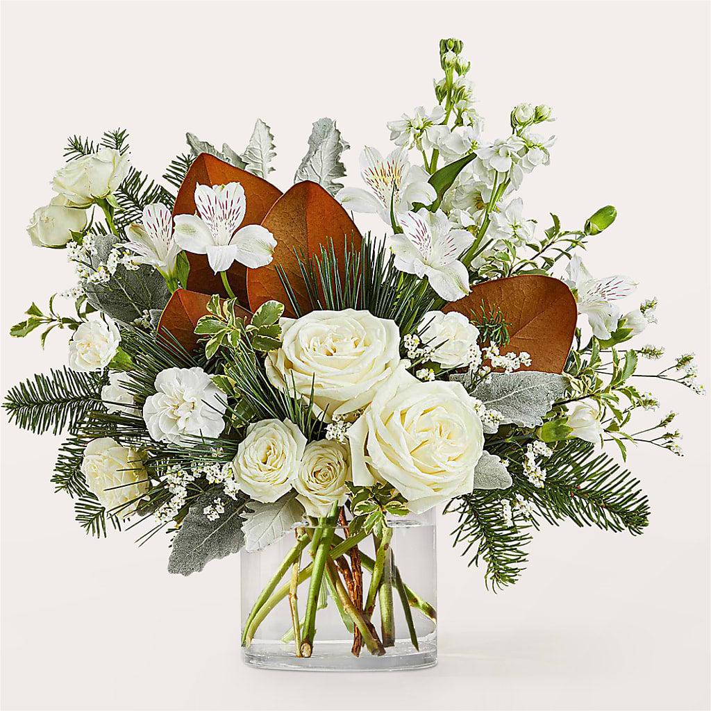 Fresh Snowfall Bouquet –  Flowers The Bouquet Of Roses, Tampa FL