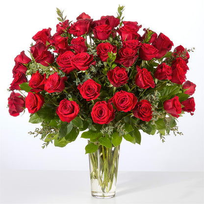 Forever Yours Fifty Stem Red Rose Bouquet –  Flowers The Bouquet Of Roses, Tampa FL