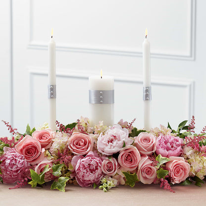 Worldwide Romance Unity Candle Arrangement –  Flowers The Bouquet Of Roses, Tampa FL