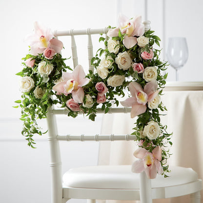 Orchid Rose Chair Décor –  Flowers The Bouquet Of Roses, Tampa FL