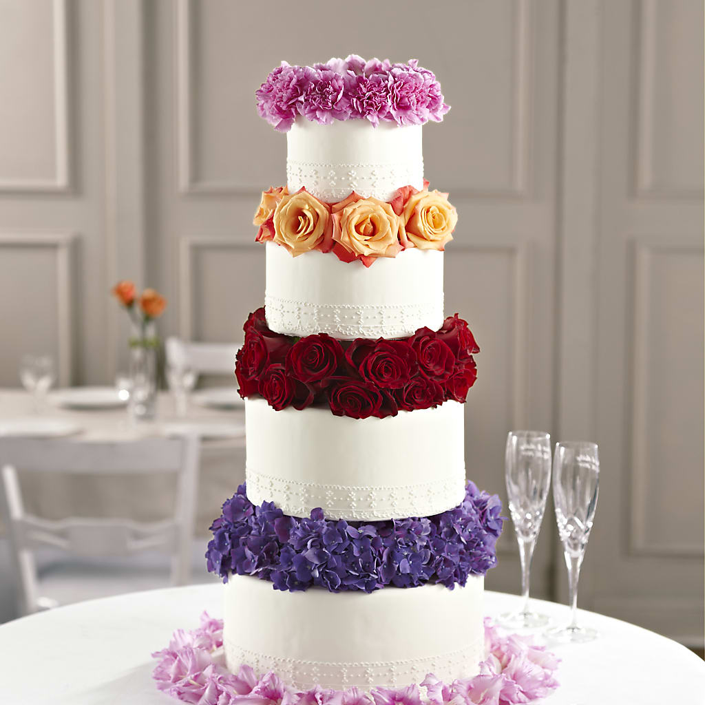 Infinite Love Cake Décor –  Flowers The Bouquet Of Roses, Tampa FL