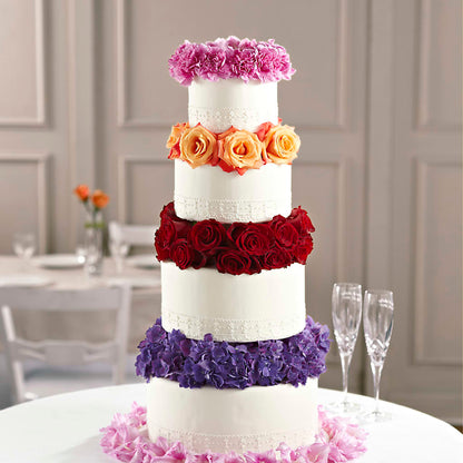 Infinite Love Cake Décor –  Flowers The Bouquet Of Roses, Tampa FL