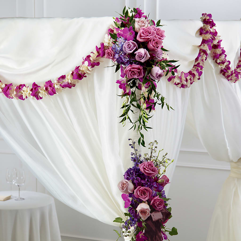 Color & Light Chuppah Decor –  Flowers The Bouquet Of Roses, Tampa FL