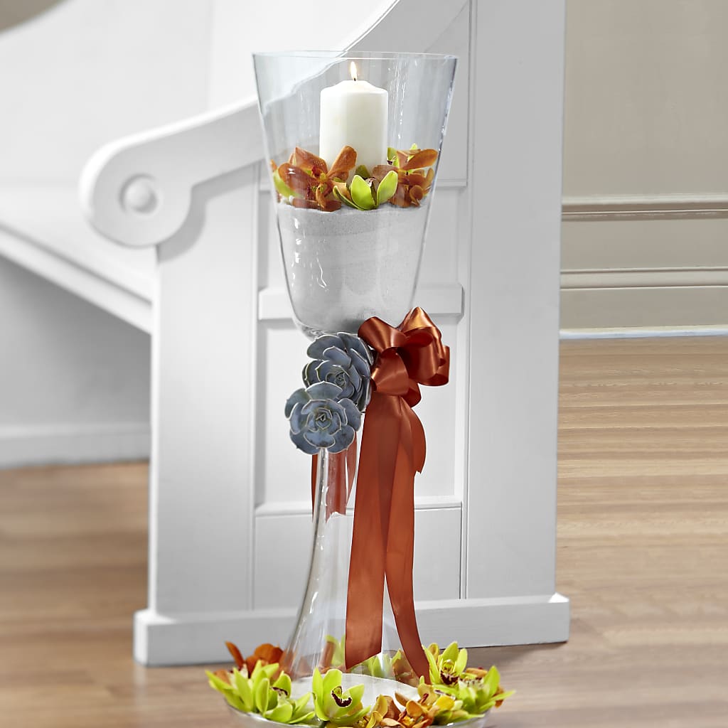 Matrimony Pew Decor –  Flowers The Bouquet Of Roses, Tampa FL
