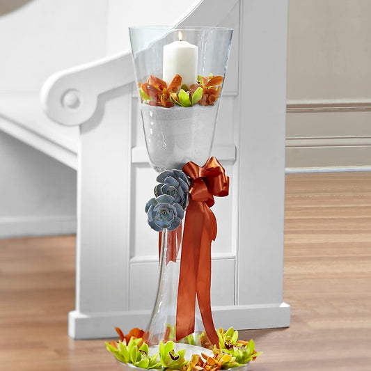 Matrimony Pew Decor –  Flowers The Bouquet Of Roses, Tampa FL